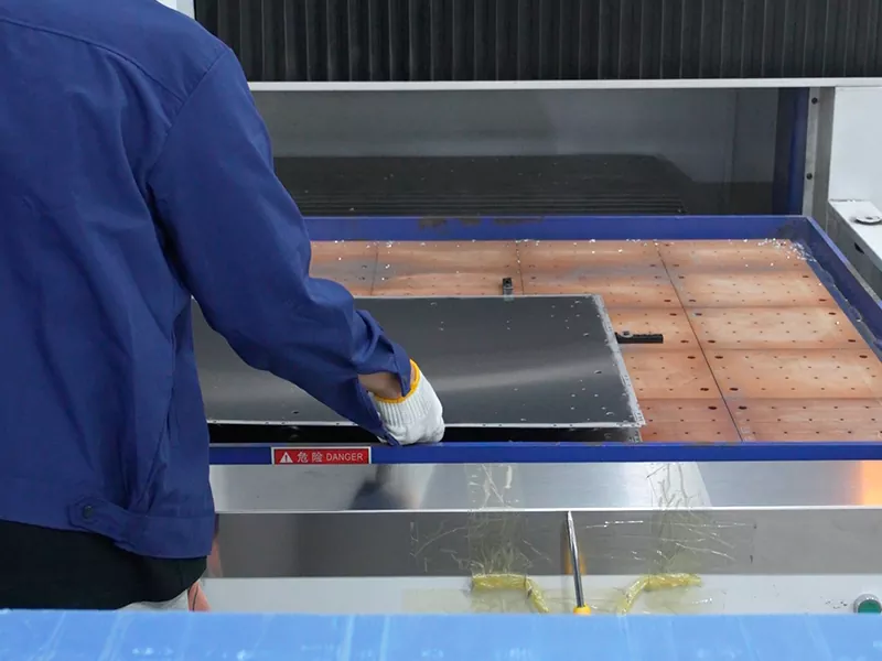 Precision sheet metal fabrication process for telecom network equipment enclosure panels