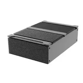 Custom network switch steel cover panel with integrated fan mounting openings manufactured by Xinyang OEM sheet metal factory