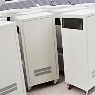 Chapa de gabinete de control industrial