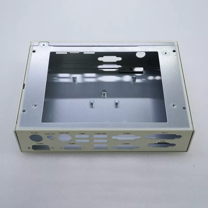 Chapa de panel de control con recubrimiento en polvo