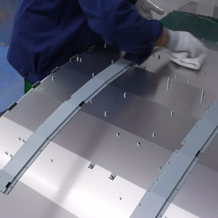 Hoja Curva de Acero Inoxidable para Uso Industrial
